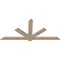 Ekena Millwork Kennewick Smooth Timber Gable Bracket, Douglas Fir, 84"W x 38"H x 1 1/2"D x 5 1/2"F, 11/12 Pitch GBW084X38X0206KEN00SDF - alternate 3